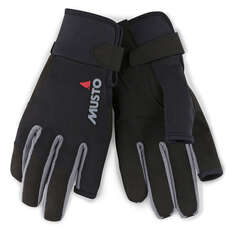 Musto Essential Long Finger Sailing Gloves - - Black