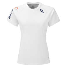 Gill Womens Race Kurzarm T-Shirt - Weiß - Rs36