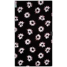 Mystic Quick Dry Cotten Velour Towel - Black White 210153