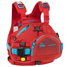 Palm Mujer Extrem White Water Pfd Flotabilidad Aid - Flame / Chilli