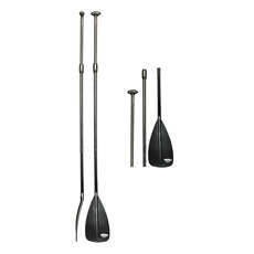 Bravo (Scoprega) Fibreglass SUP Paddle - 3 Piece - Black