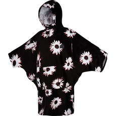 Mystic Womens Poncho - Black/White 210137