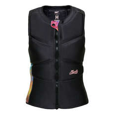 Mystic Womens Ruby Kite Surfing Front-Zip Impact Gilet - Gris Foncé 220143