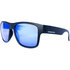 Triggernaut Harper Pro Polarisierte Sonnenbrille - Rabenschwarz / Revoblau